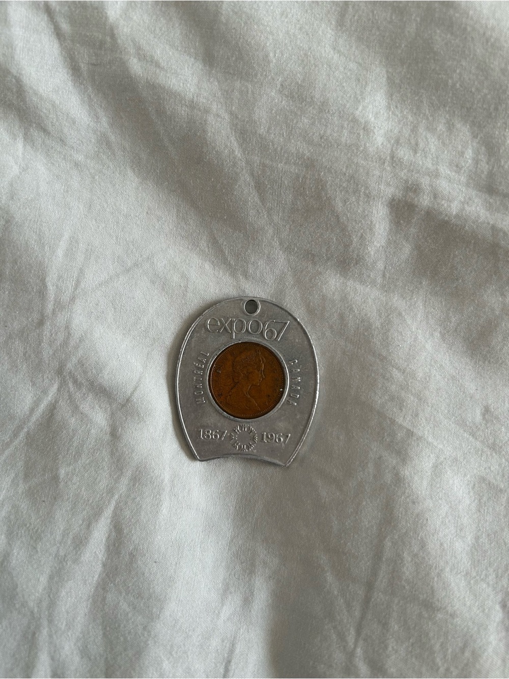 Expo 67 Commemorative Coin Good Luck Charm
